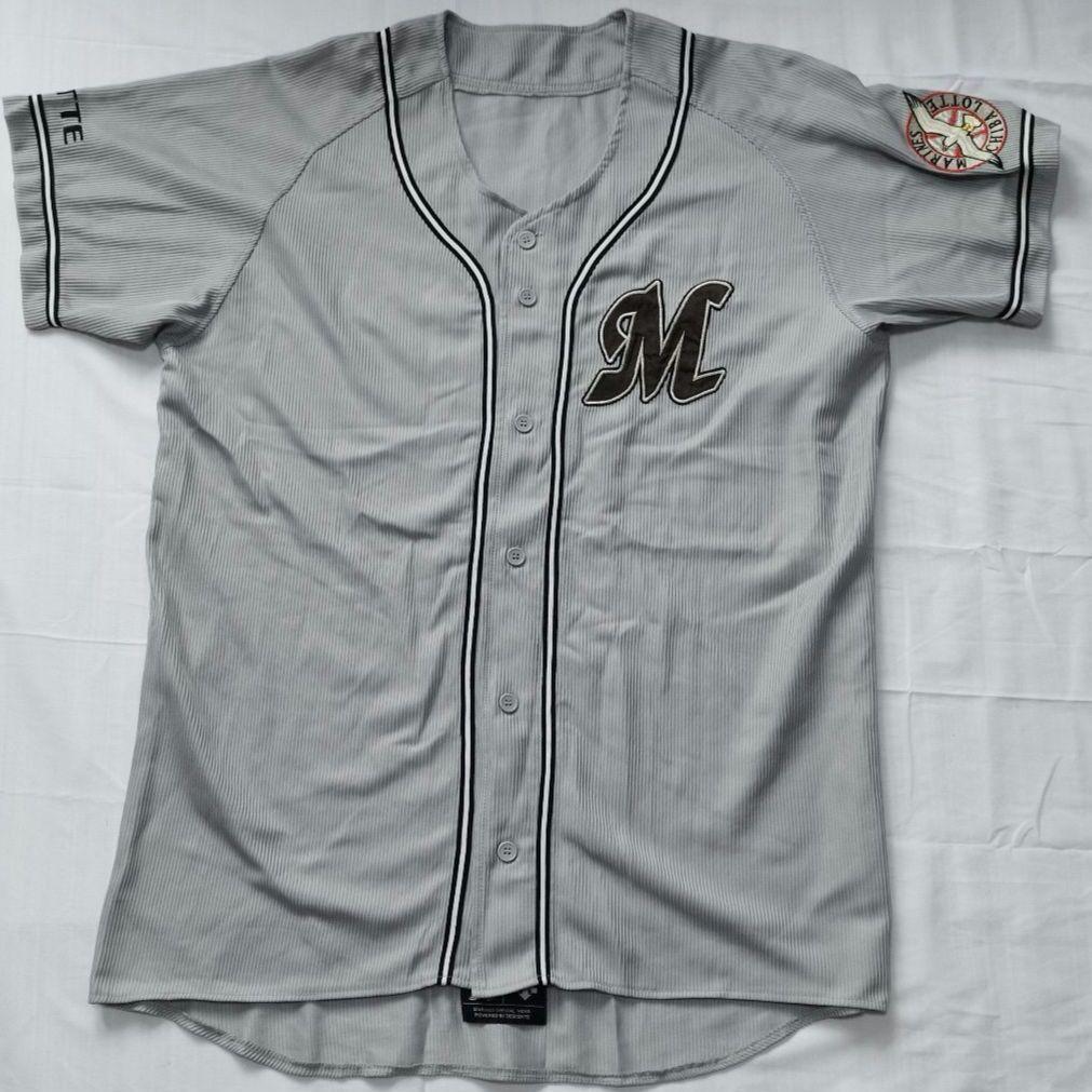 千葉ロッテマリーンズ 2003-2004 ビジター グレー DESCENTE - メルカリ