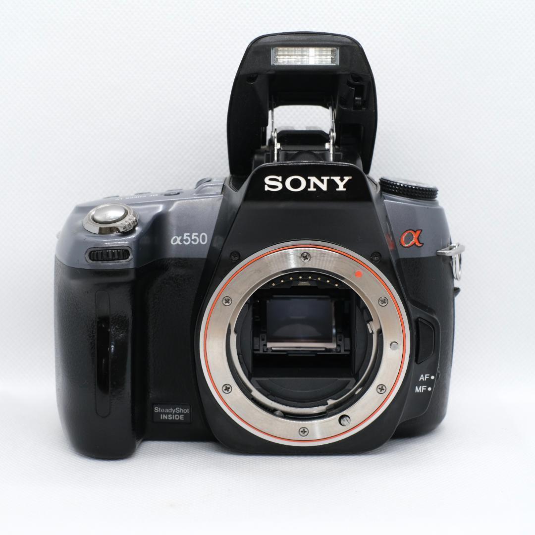SONY α550 18-70mmレンズセット 初心者 一眼レフカメラ 訳あり