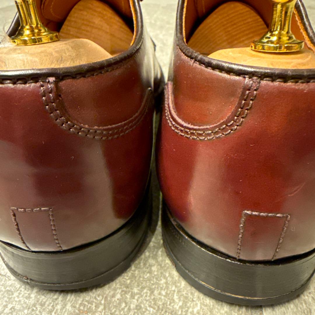 美品】ALDEN コードバン バーガンディ Uチップ 2210 シューツリー付