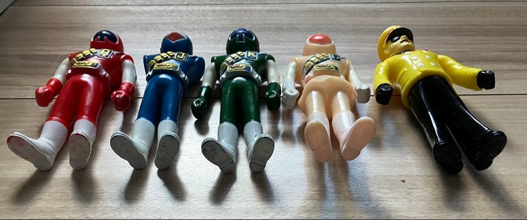 ジャッカー電撃隊 レトロ ソフビ5体セット ポピーの通販はau PAY