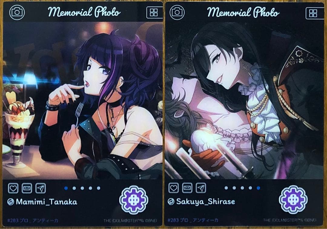 シャニマス EMOCA BLACK 田中摩美々 白瀬咲耶 - メルカリ