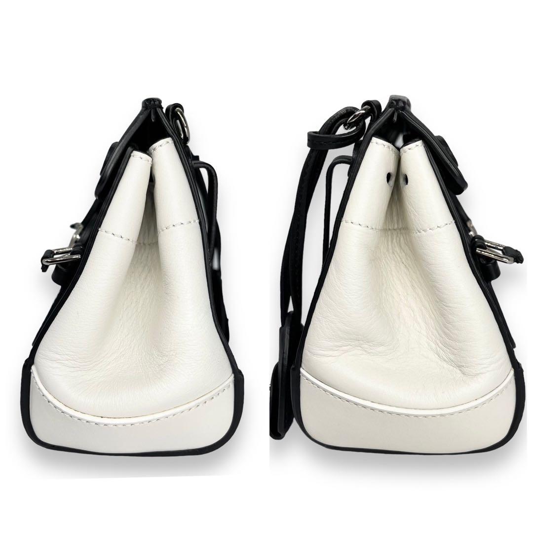 極美品】ラルフローレン リッキー ショルダーバッグ バイカラー ミニ