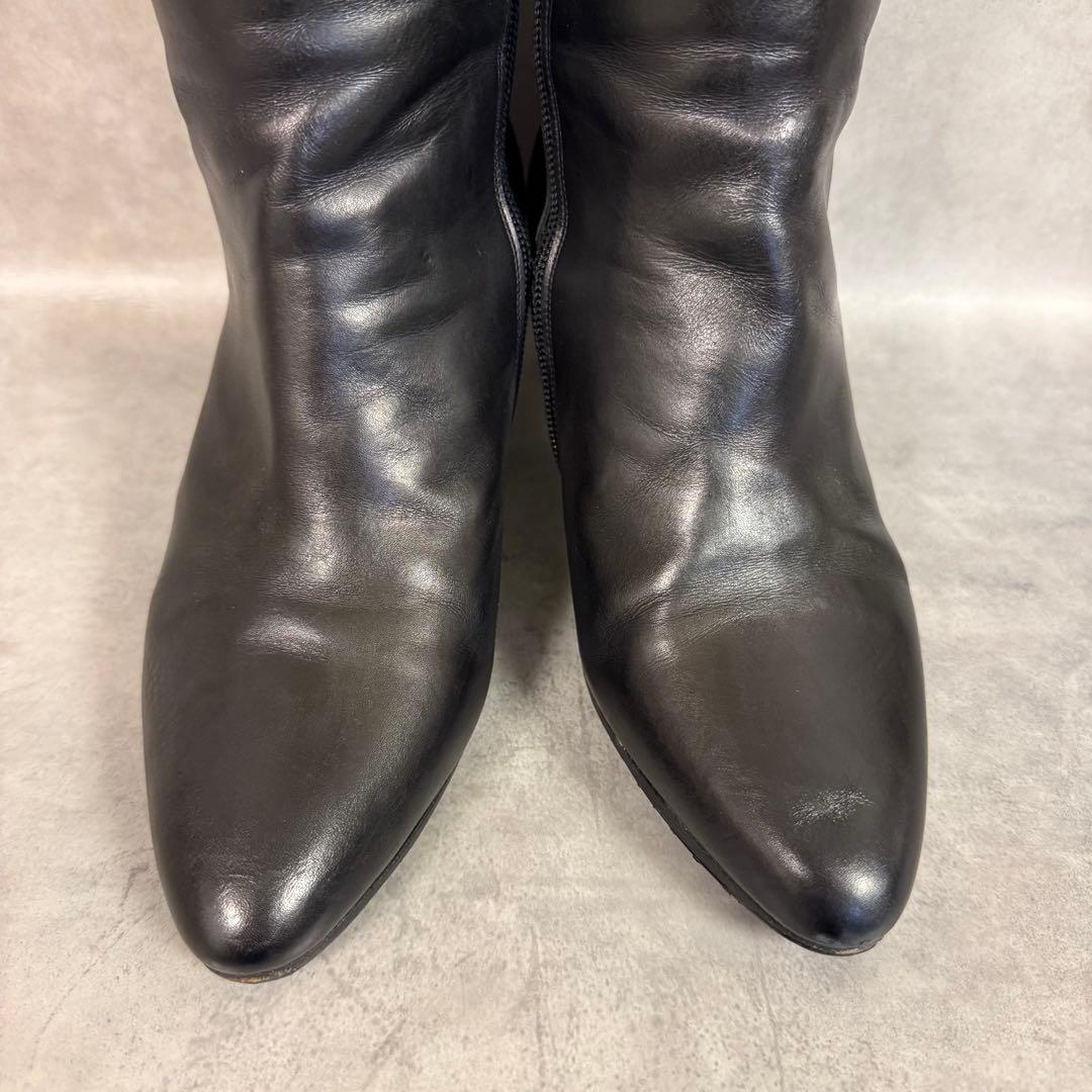 サルヴァトーレフェラガモ ブーツ 7サイズ ブラック ファッション