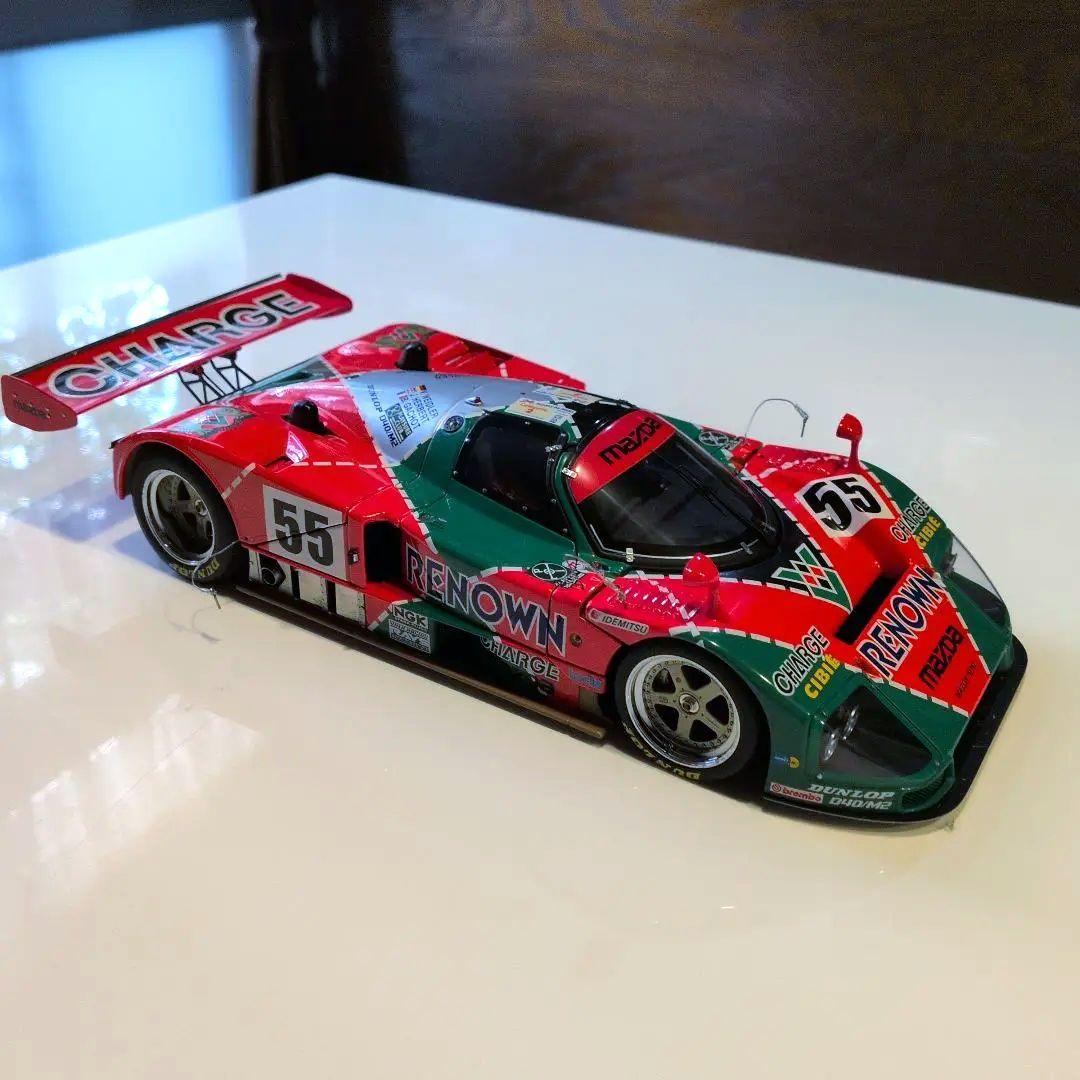 AUOTart 1/18 1991年 MAZDA 787B TOY Car Mazda 787B Lemans Winner 1991 Weidler/Herbert/Gachot #55 Special