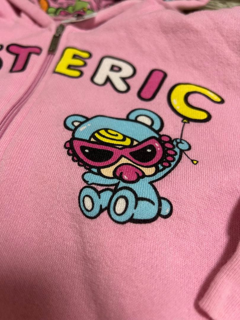 ヒスミニ ヒステリックミニ 風船テディパーカー くま耳 90|mercari