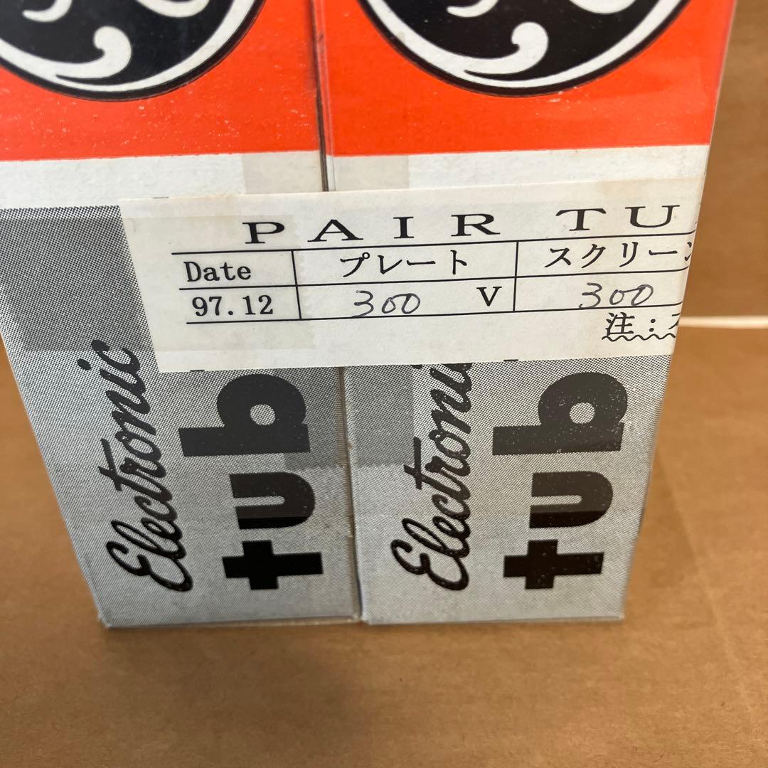 GE 7027A 真空管 4本 純正箱付 PAIRテストデータ記載 - メルカリ