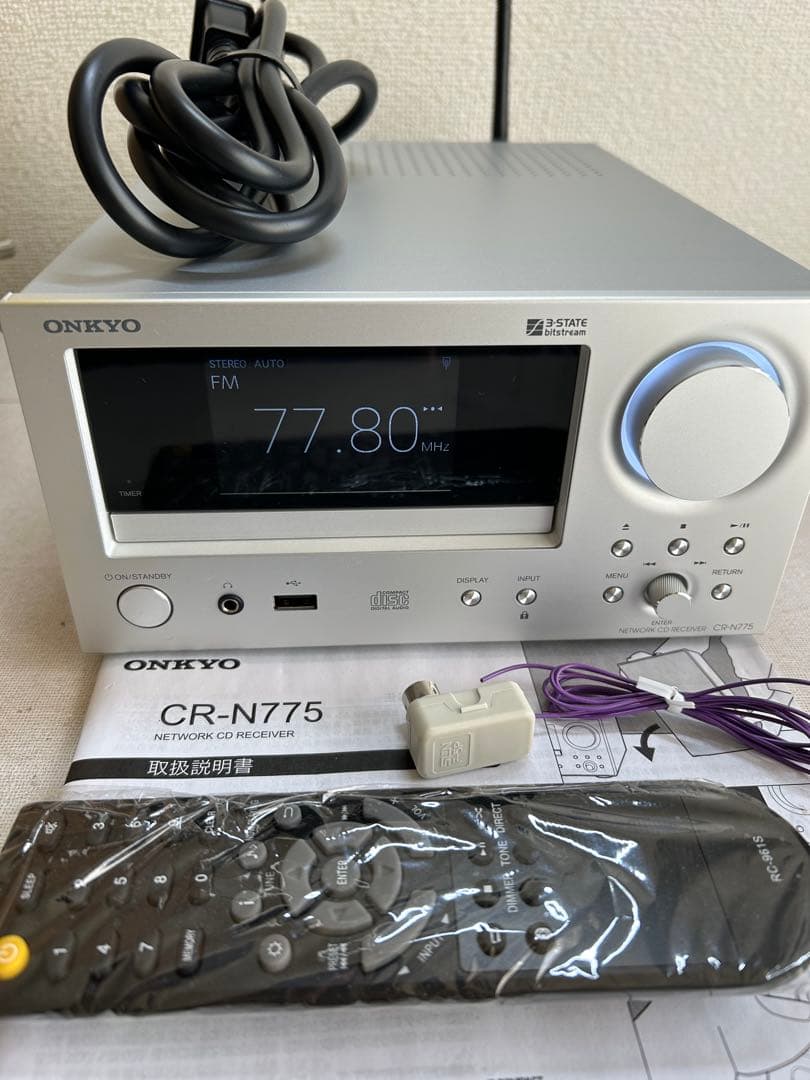 X14 ONKYO CR-N775 (S) ハイレゾネットワークCDレシーバー Amazon.co.jp: ONKYO ネットワークCDレシーバー ハイレゾ対応 シルバー