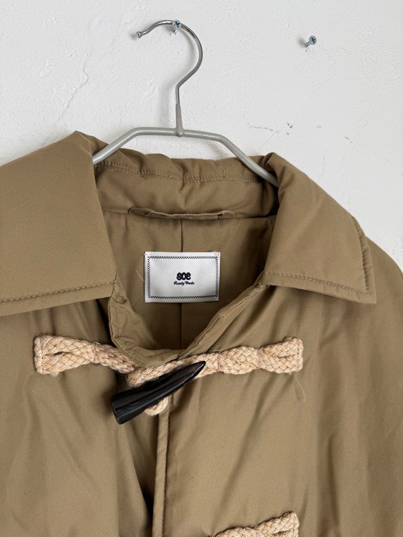 soe ダッフルコート ベージュ 15-16AW 定価70,000円 - ジャケット