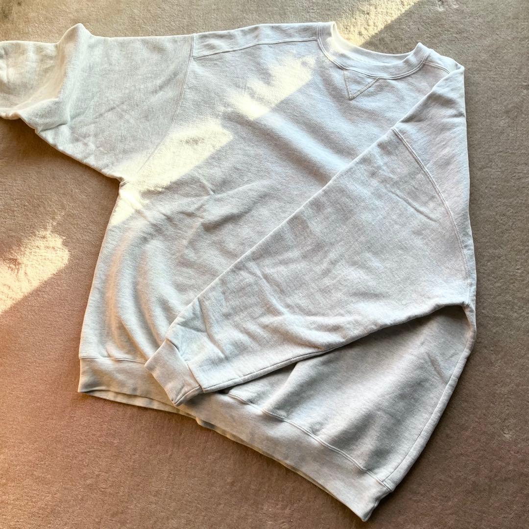 L.L.Bean × Russell スウェット 無地 杢ホワイト XXL