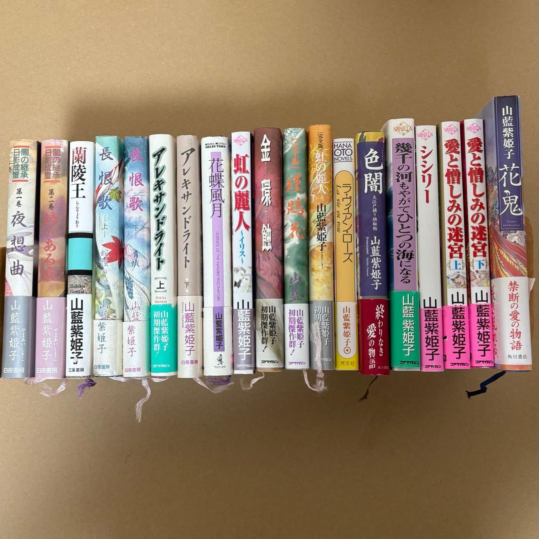 山藍紫姫子 BL小説 19冊セット 山藍紫姫子 『背徳の聖者たち』 シリーズ 全5冊セット BL小説 - メルカリ