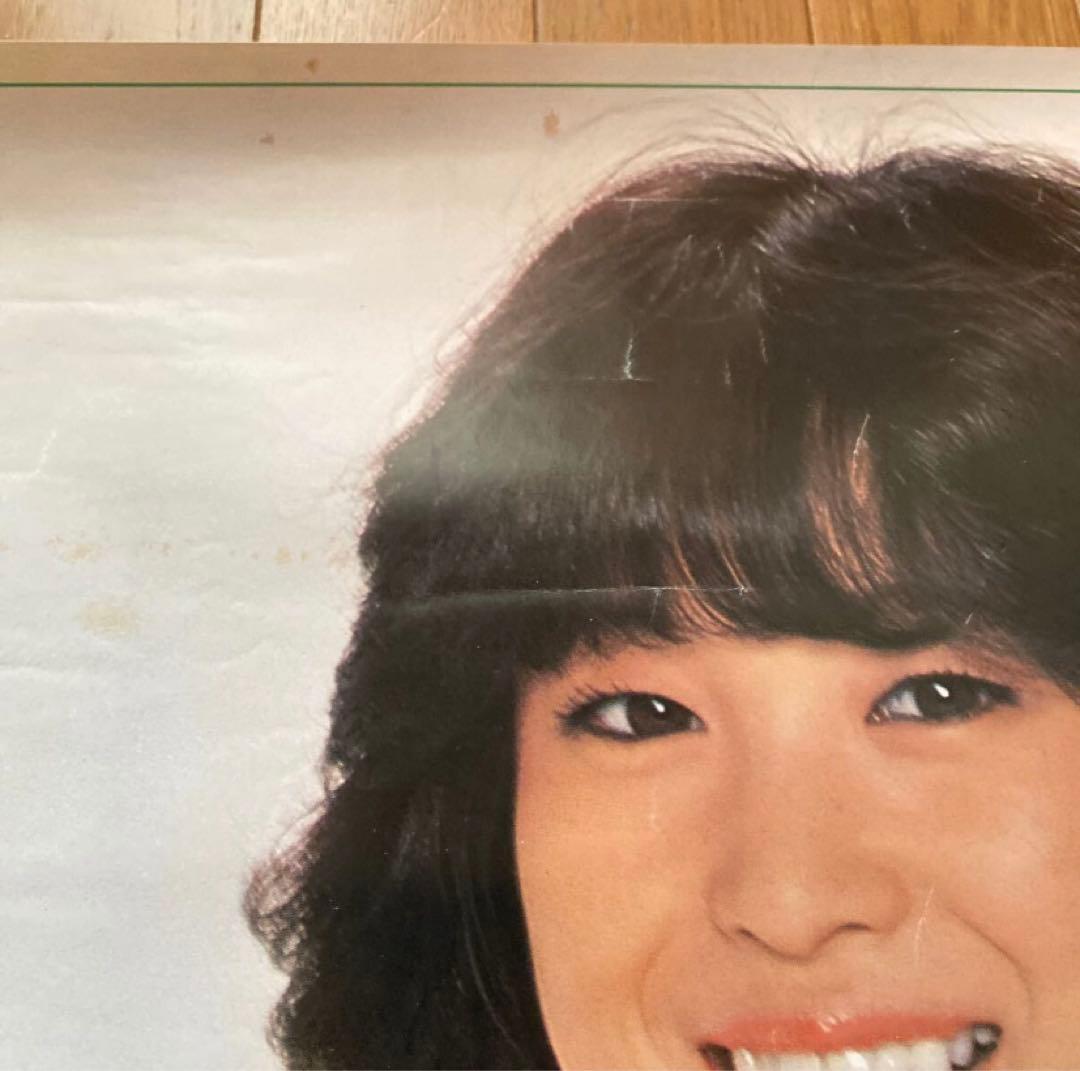 激レア 80'S 松田聖子 B2 ポスター SEIKO セイコー腕時計 サイン