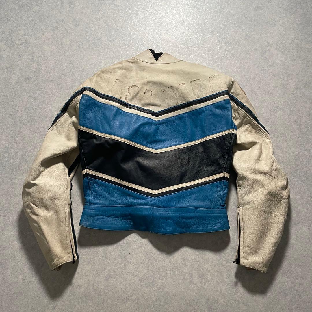 SPEED MODE ヴィンテージ レーシングジャケット オールレザー イタリア