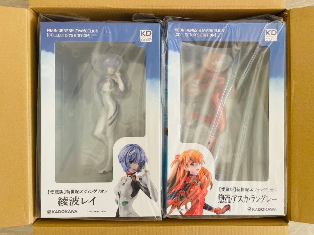 愛蔵版新世紀エヴァンゲリオン 惣流•アスカ•ラングレー&綾波レイ