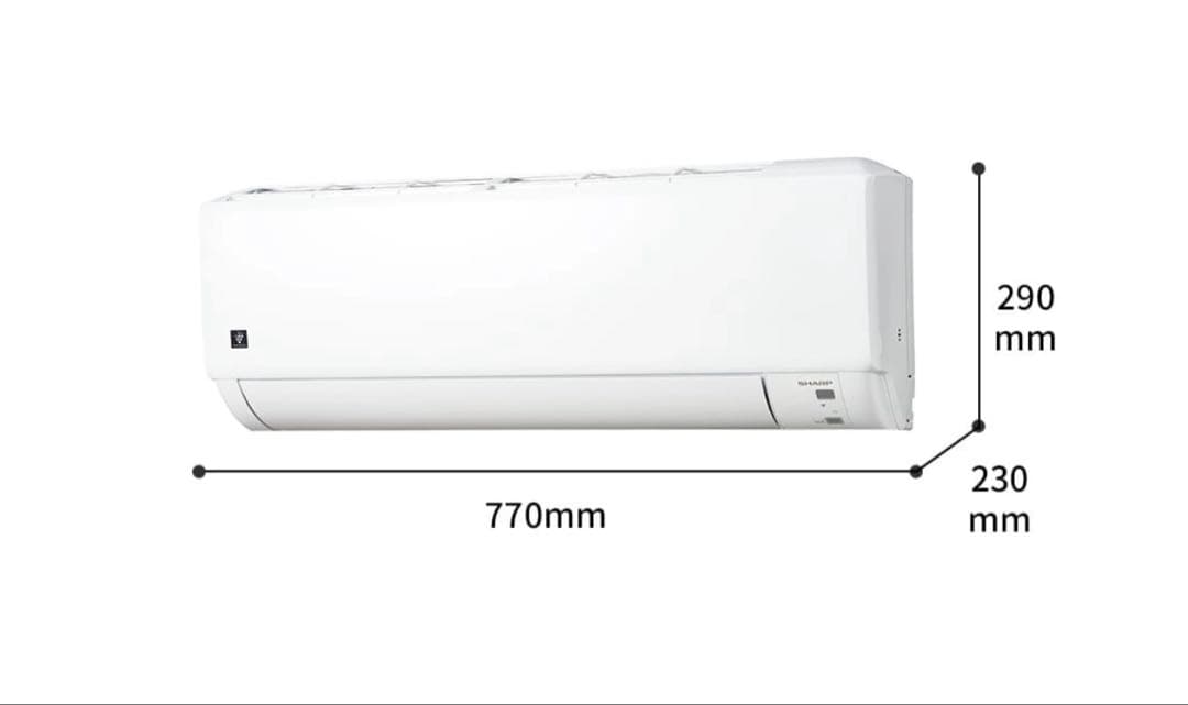 新品未使用　シャープ エアコン 6畳　AY-S22TD プラズマクラスター エアコン おもに6畳 シャープ DHシリーズ 2024年