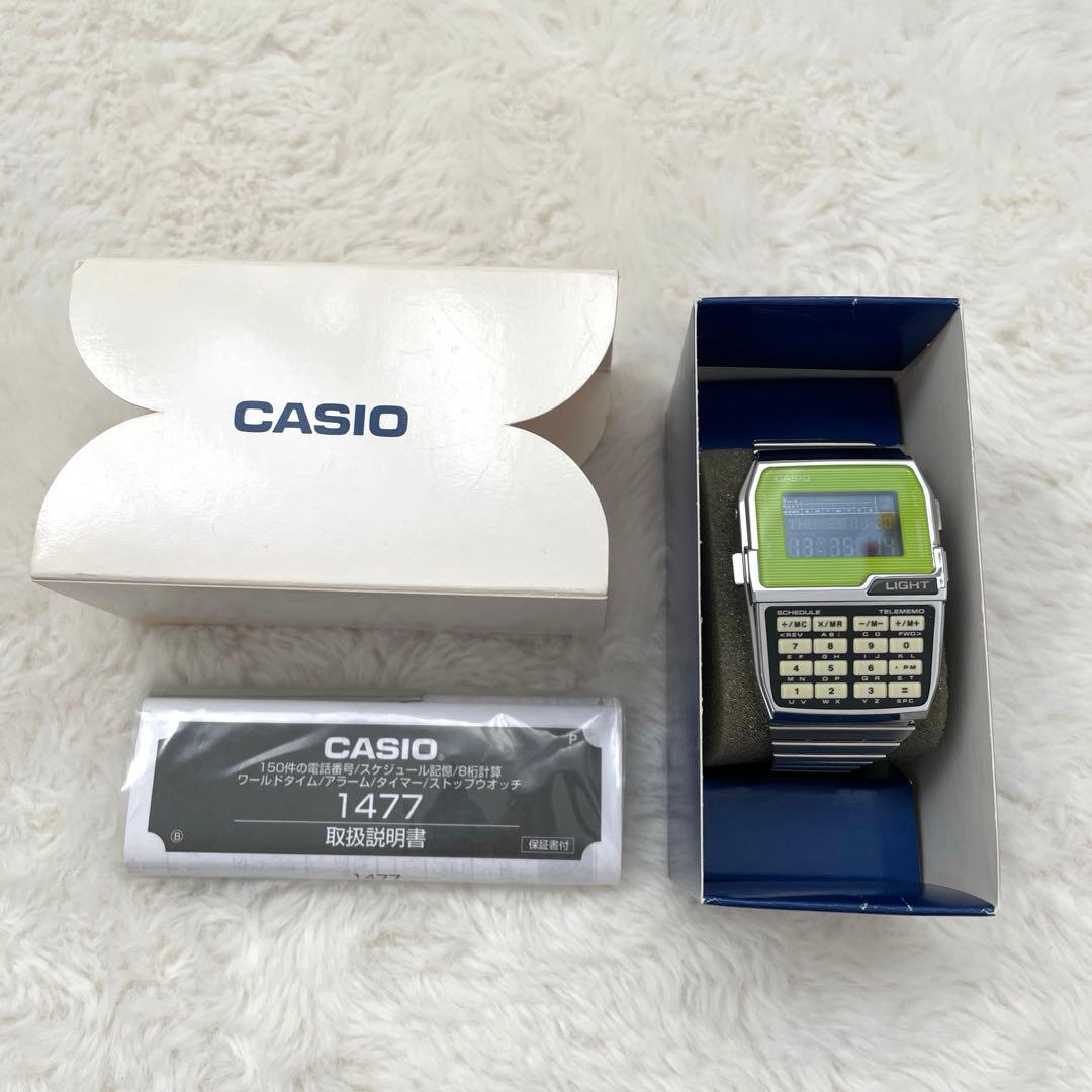 CASIO DBC-1500 データバンク 新品電池交換済み 90's Vintage 新品電池 CASIO DATABANK DBC-1500 ヴィンテージカシオ