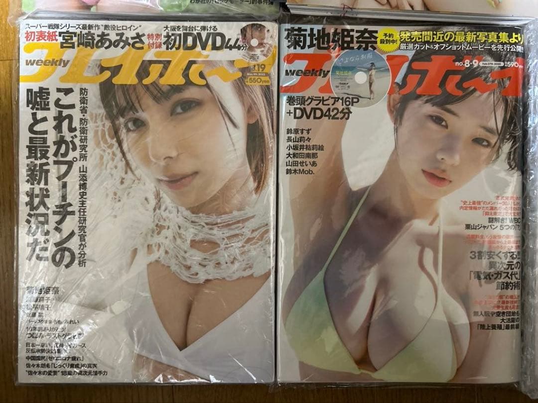 【菊地姫奈さん永久保存版】週刊プレイボーイ9冊組コンプリートBOX新品未読品