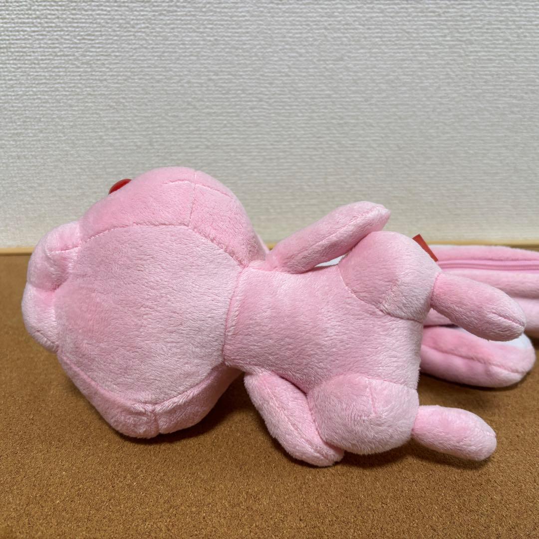 汎用うさぎ デュアルペンケース ぬいぐるみ ペンポーチ ピンク - メルカリ