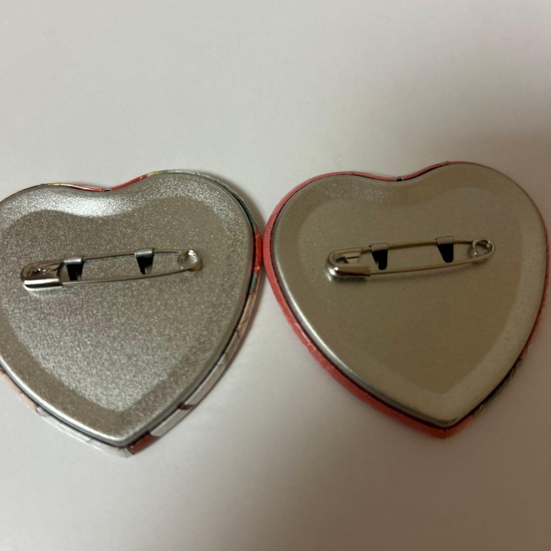 いれいす ハート型缶バッジ バレンタイン りうら 2個セット - メルカリ