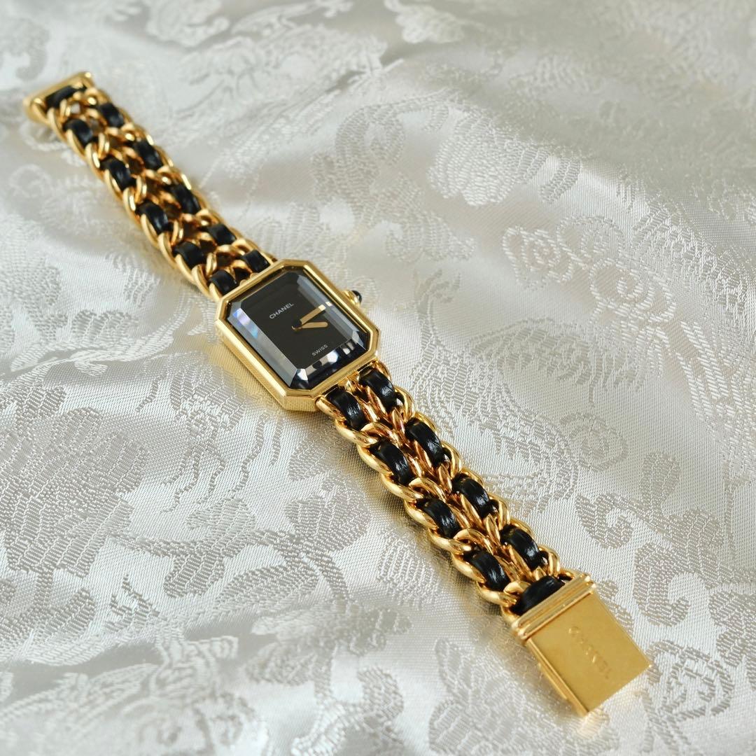 H*y様 【美品】CHANEL シャネル プルミエール Sサイズ 腕時計 CHANEL（シャネル） プルミエール Sサイズ GP 革 レディース 腕時計