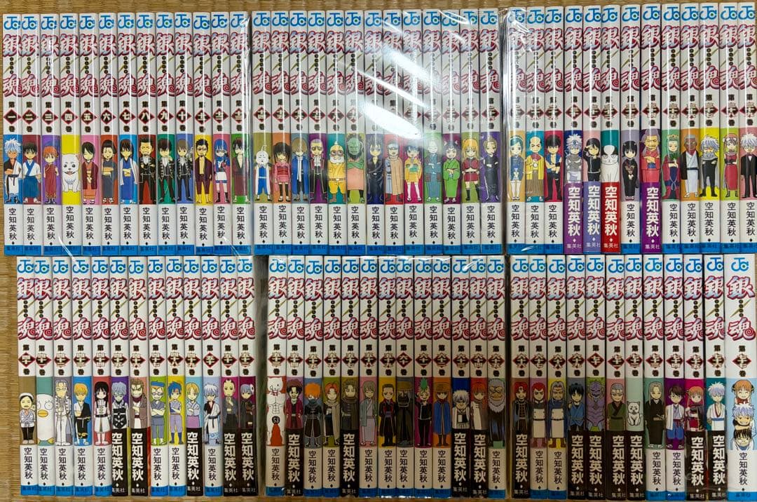 銀魂77冊全巻セット 銀魂 全巻 セット 全77巻+公式キャラクターブック1，2+あゆみの計80冊