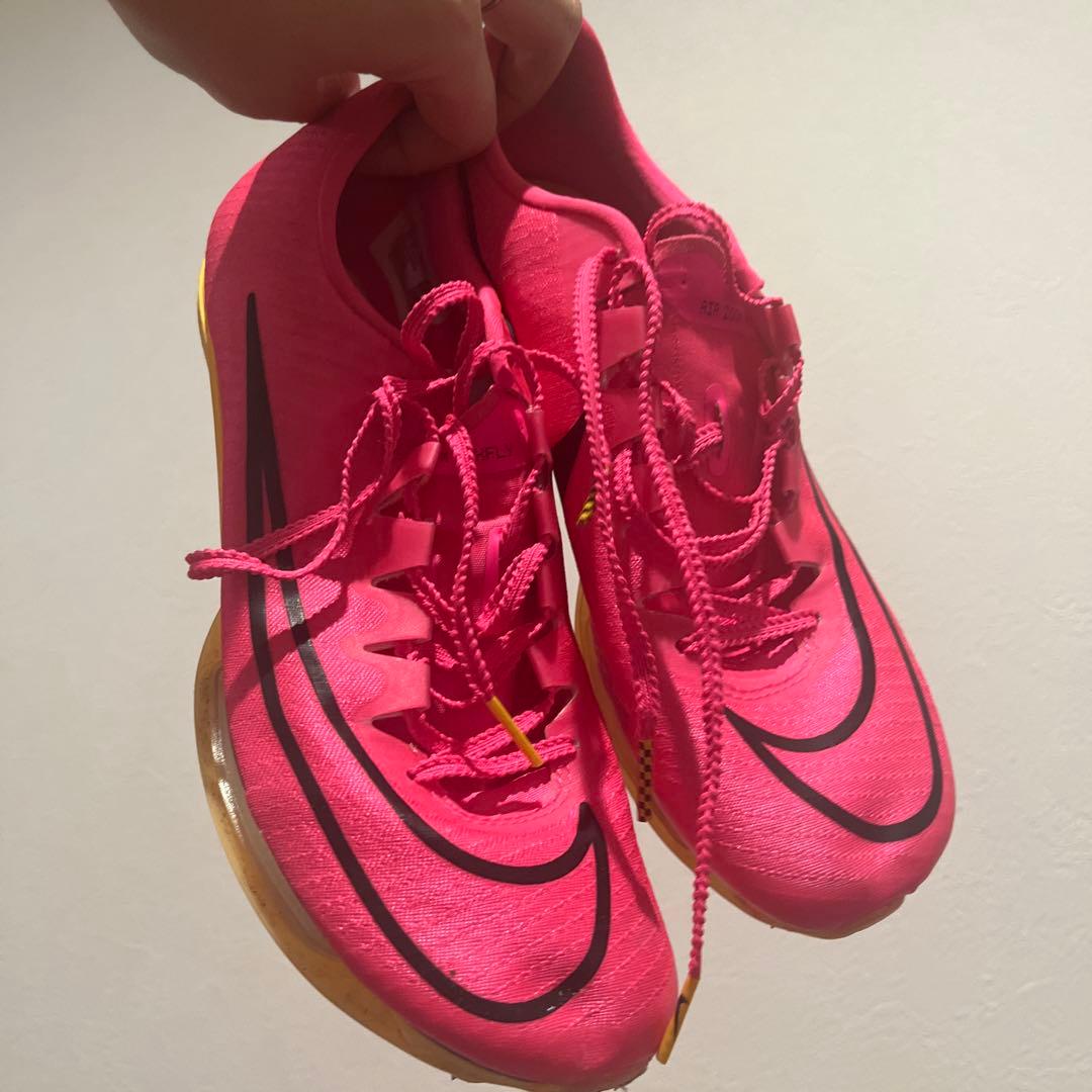 Nike マックスフライ・ピンク スパイクシューズ・短距離・ナイキ