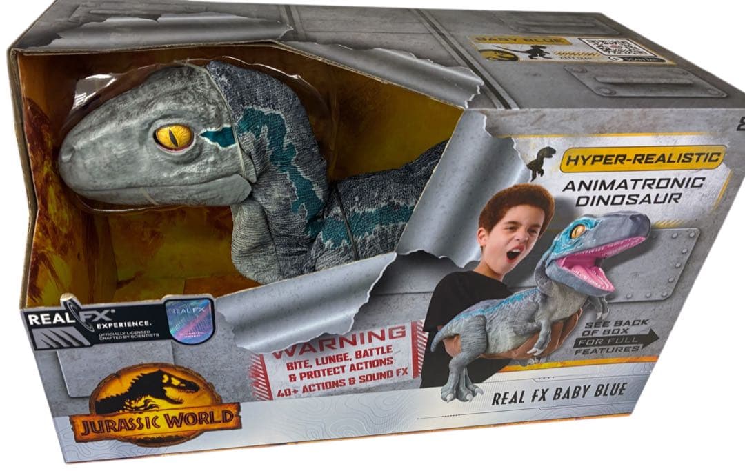 ジュラシックワールド スーパーリアル ベビーブルー 我が家にブルーがやって来た♪ジュラシックワールド スーパーリアル