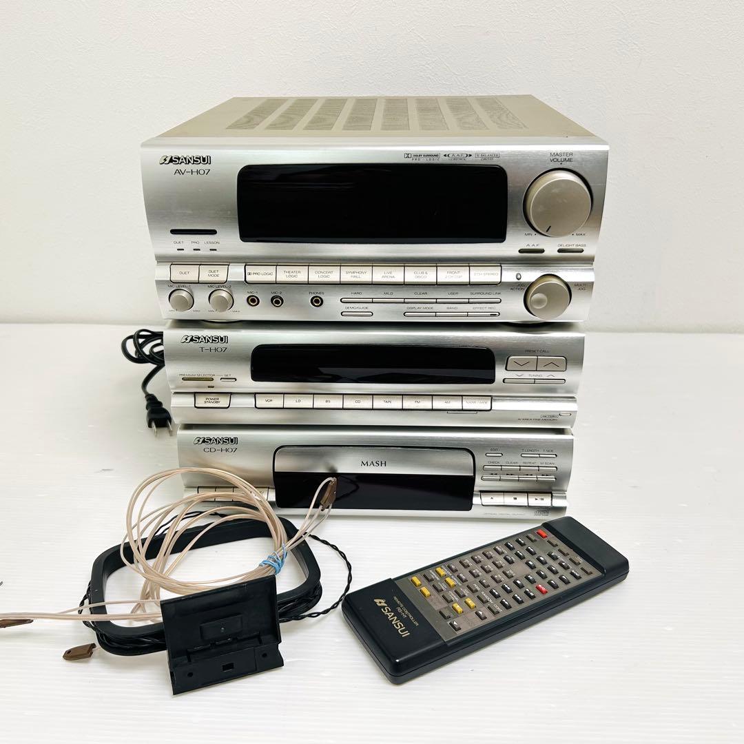 ジャンク サンスイ システムコンポ AV-H07 T-H07 CD-H07 - メルカリ
