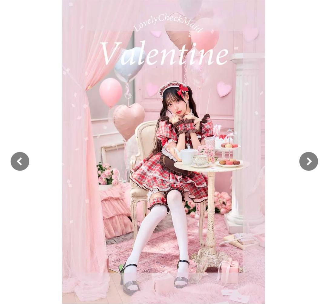 チョコラブチェックメイド《バレンタインコスプレ》Malymoon/マリー