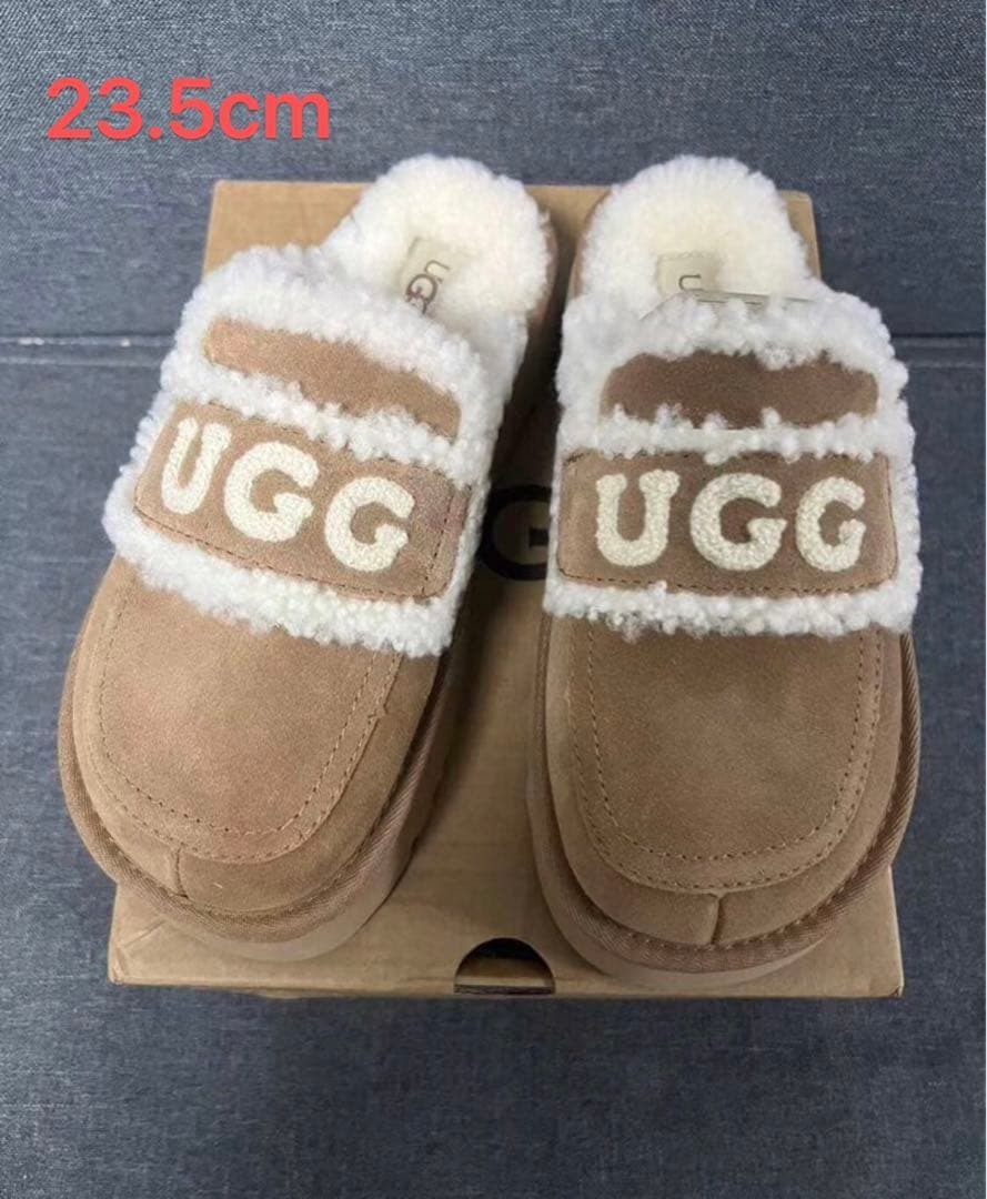 rurutanページ￼￼ ￼￼スエードファースリッパ 23.5cm