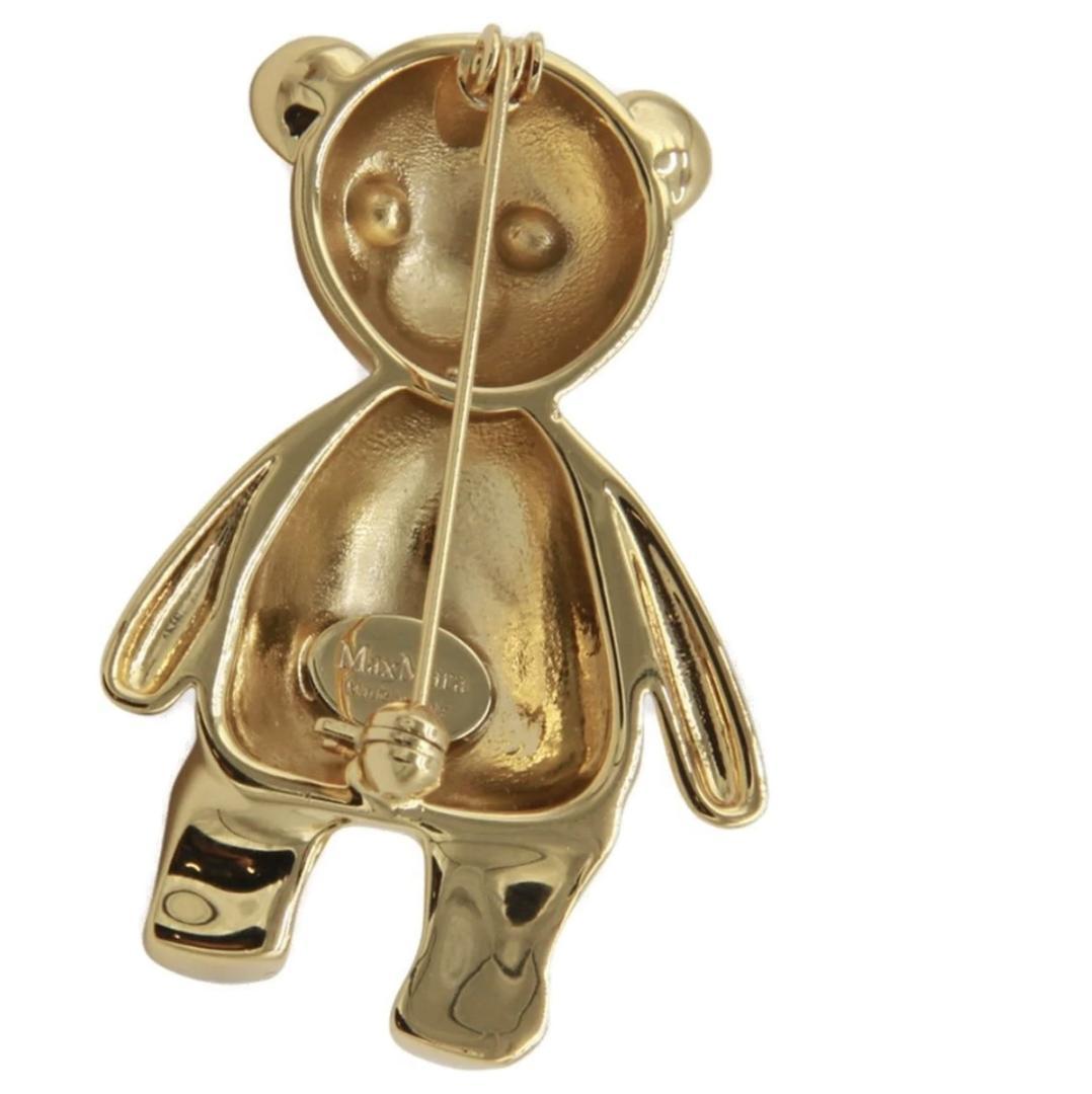新品 Max Mara SHINY シャイニー メタル テディ ブローチ - メルカリ