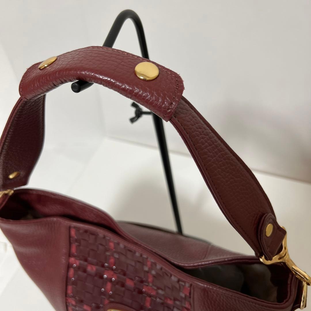 ATAO アタオ キャンディルーク ショルダーバッグ カシスレッド 中古