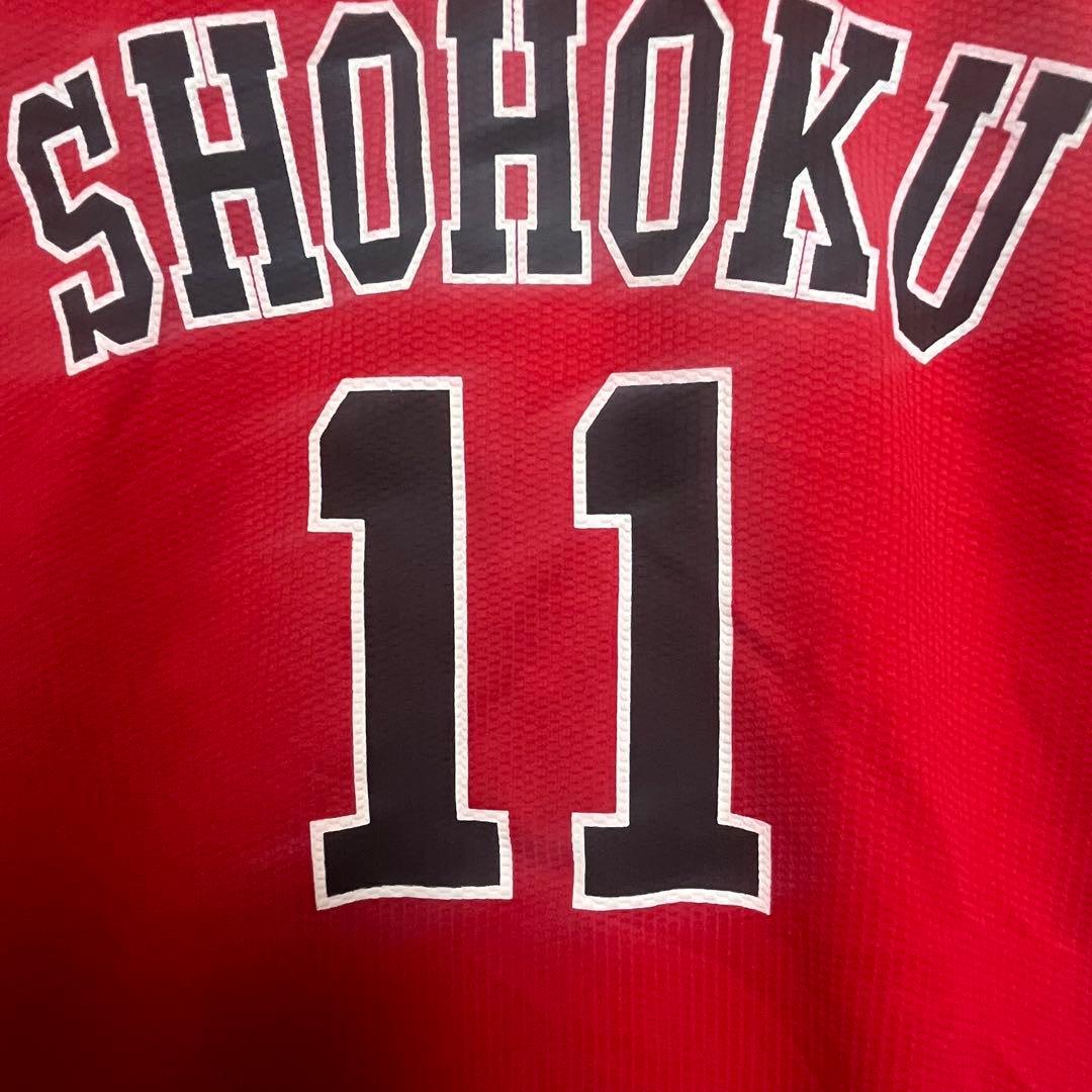 人気】スラムダンク 湘北高校 11番 流川楓 ユニフォーム ジャージ L