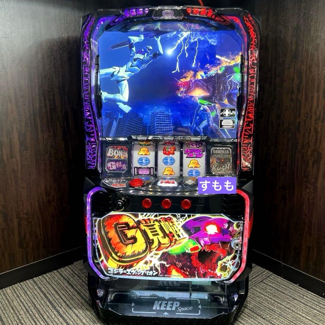 パチスロ実機 スマスロ「ゴジラ対エヴァンゲリオンG覚醒パネル