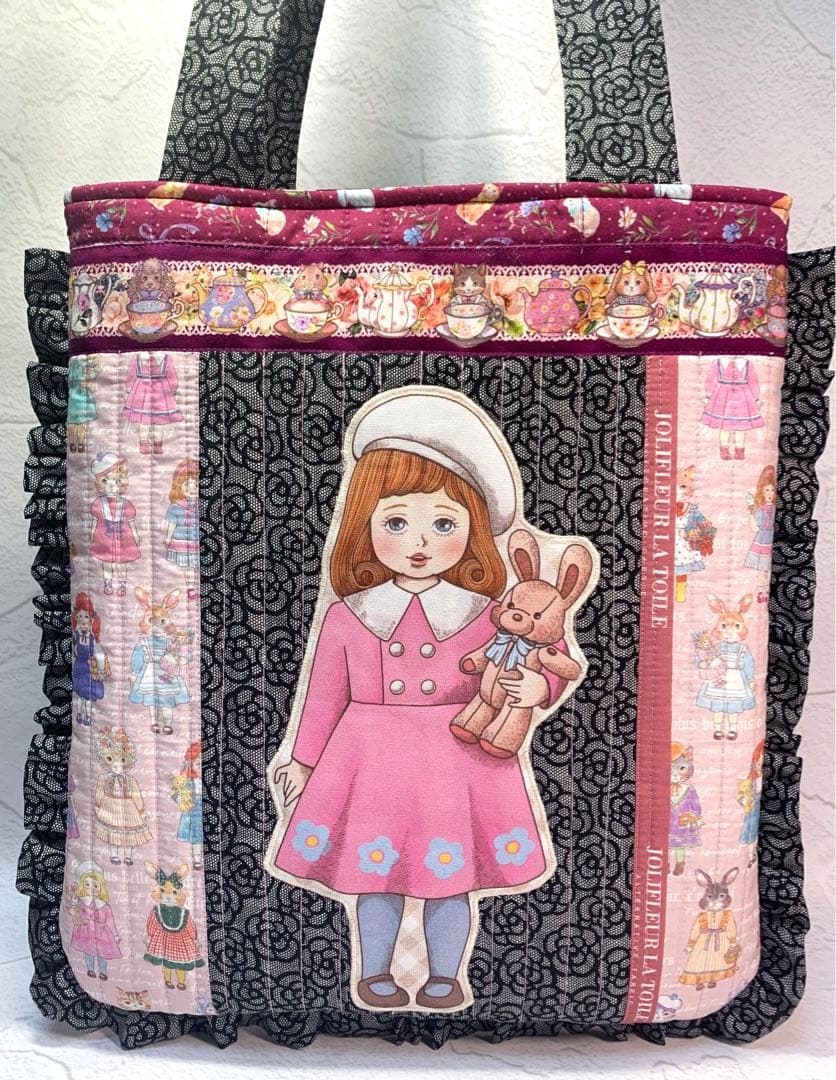 フリルバッグ ポーチ 2点セット ビッグコラコラ ジョリーフルール