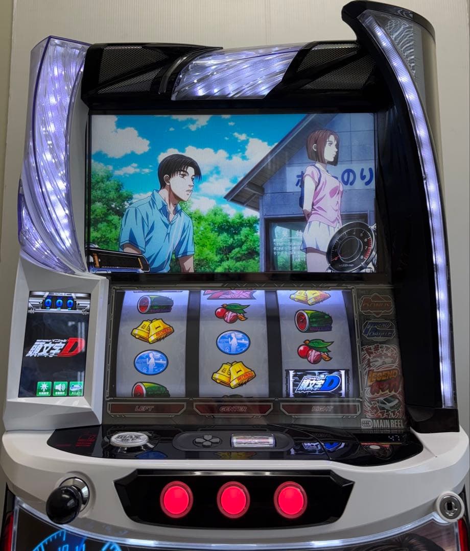 パチスロ実機【L 頭文字D 2nd YR】ユニット付 無段階ボリューム 送料