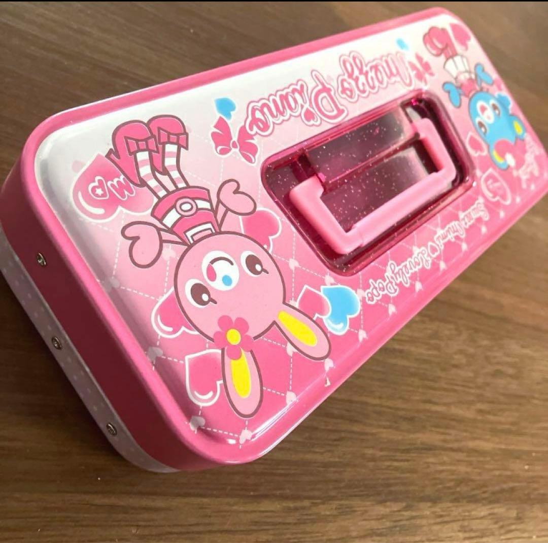 未使用品 平成 レトロ メゾピアノ ミミポポ 3段 缶ペン カンペン