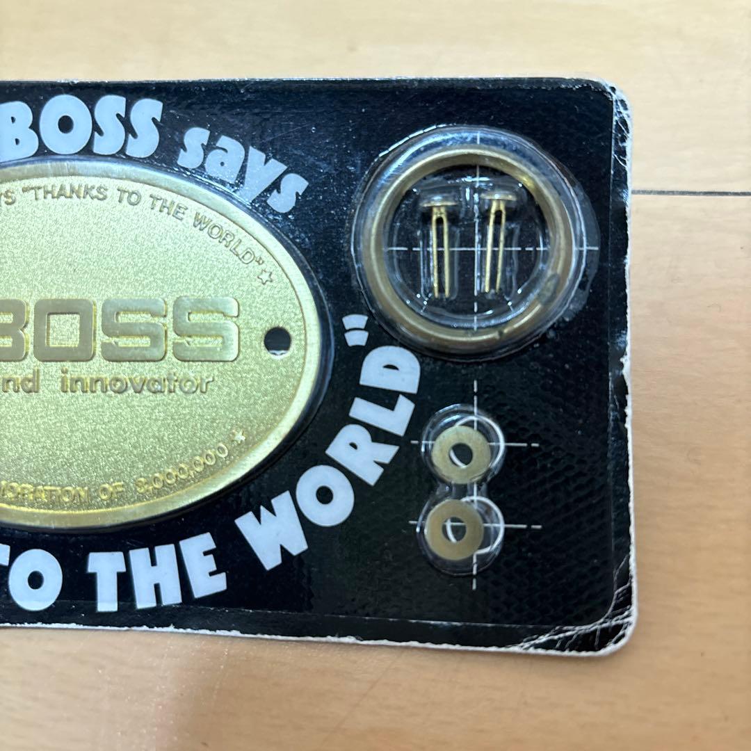超貴重品】BOSS メタルプレート1980年代