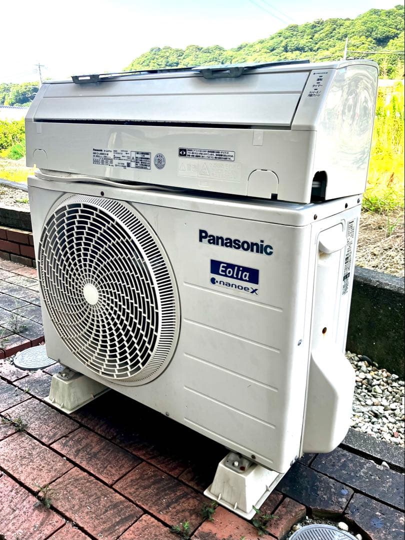 パナソニック 14畳 エアコン 室内機 室外機 リモコン 本日27日販売終了！ XCS-255DJ-W/S パナソニック Jシリーズ 壁掛形 8畳程度 シングル 室内