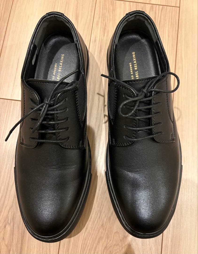 美品) グリーンレーベルリラクシング サイドゴア プレーントゥシューズ 26.5 GLR サイドゴア プレーントゥ シューズ｜グリーンレーベル