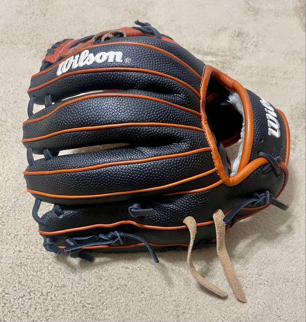 希少品 軟式ウィルソンX2型 スピンコントロールレザー 大谷翔平激似