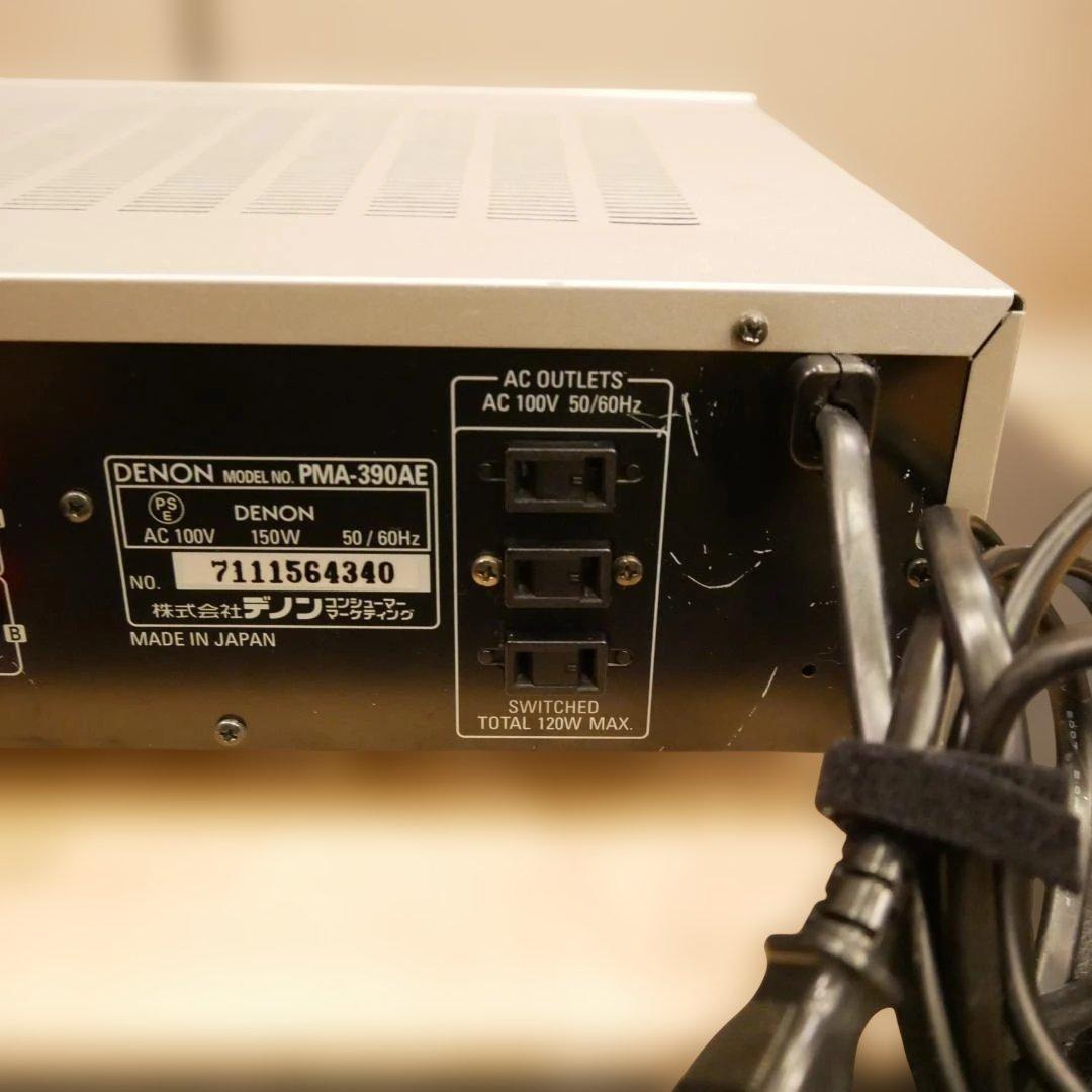 DENON PMA-390AE 動作良好 クリーニング済みプリメインアンプ 動作良好