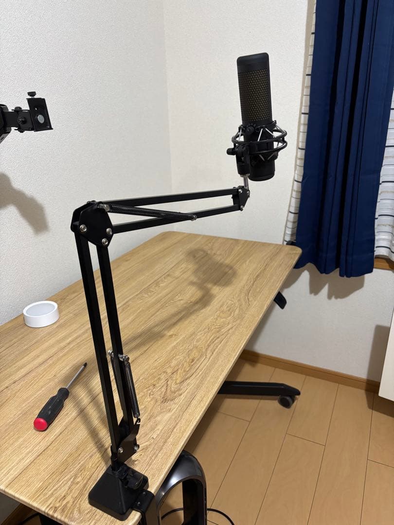 配信機器・PA機器・レコーディング機器 HyperX QuadCast S + Support QuadCast S – USB Condenser Gaming Microphone