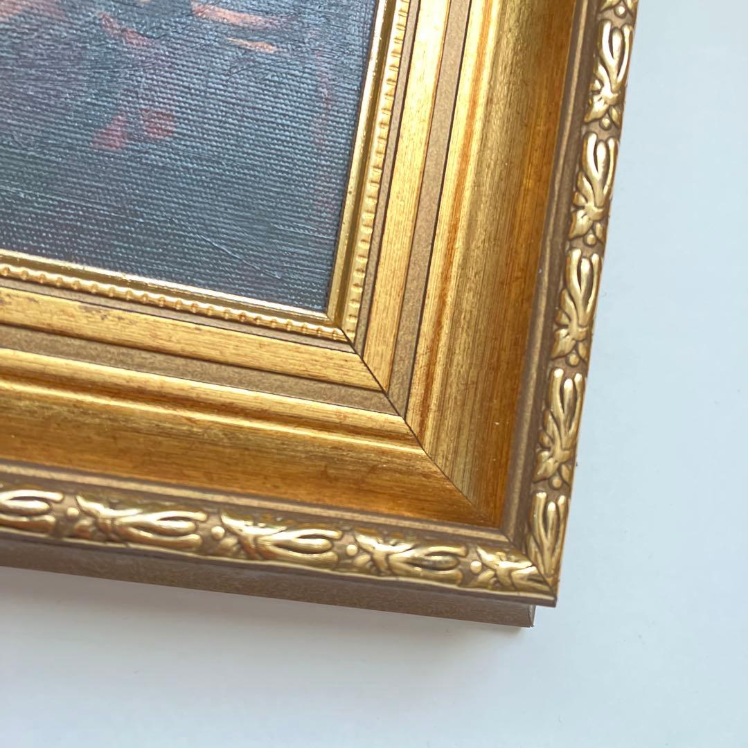 ヘリット・ファン・ホントホルスト 絵画 歯医者 ゴールド 額縁