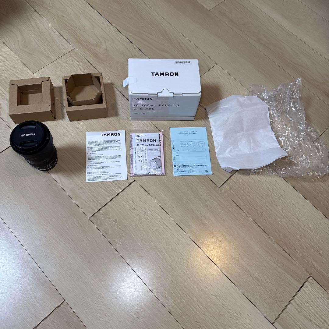 メーカー保証付タムロン28-200mm F/2.8-5.6 Di III RXD