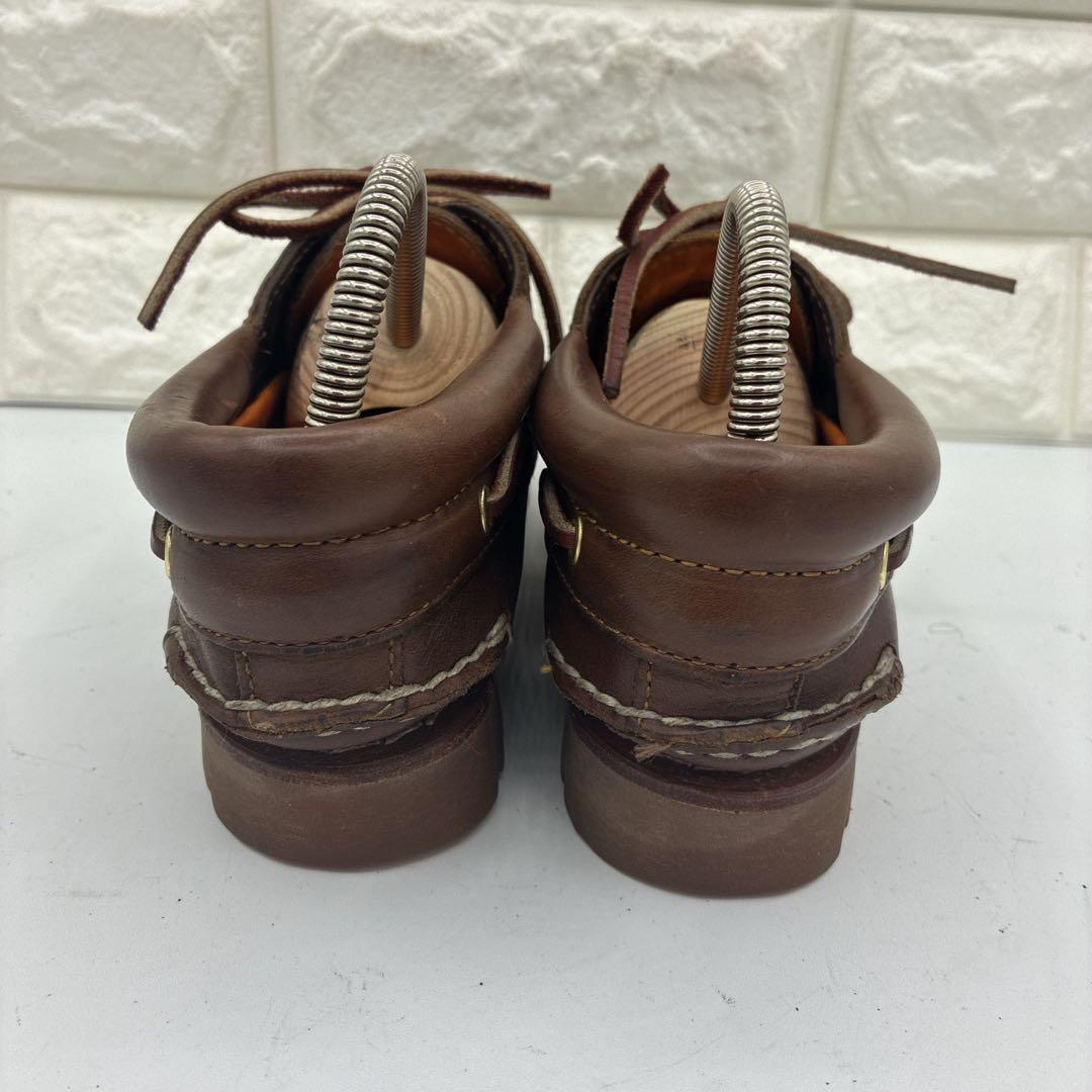 【美品】ティンバーランド スリーアイ クラシックラグ 5.5W 51304 茶