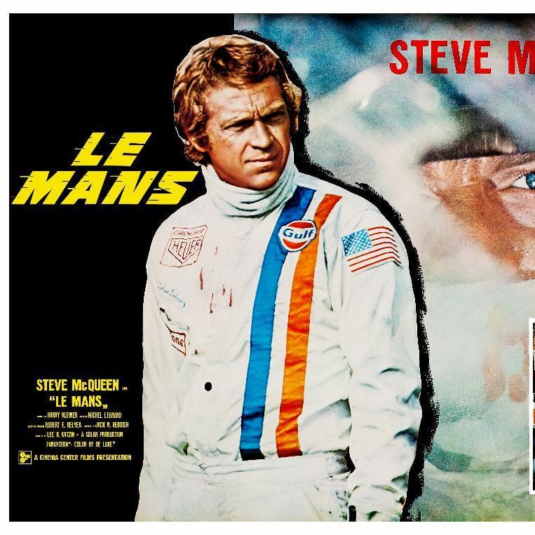 ポスター『栄光のル・マン』イタリア版☆スティーブ・マックイーン