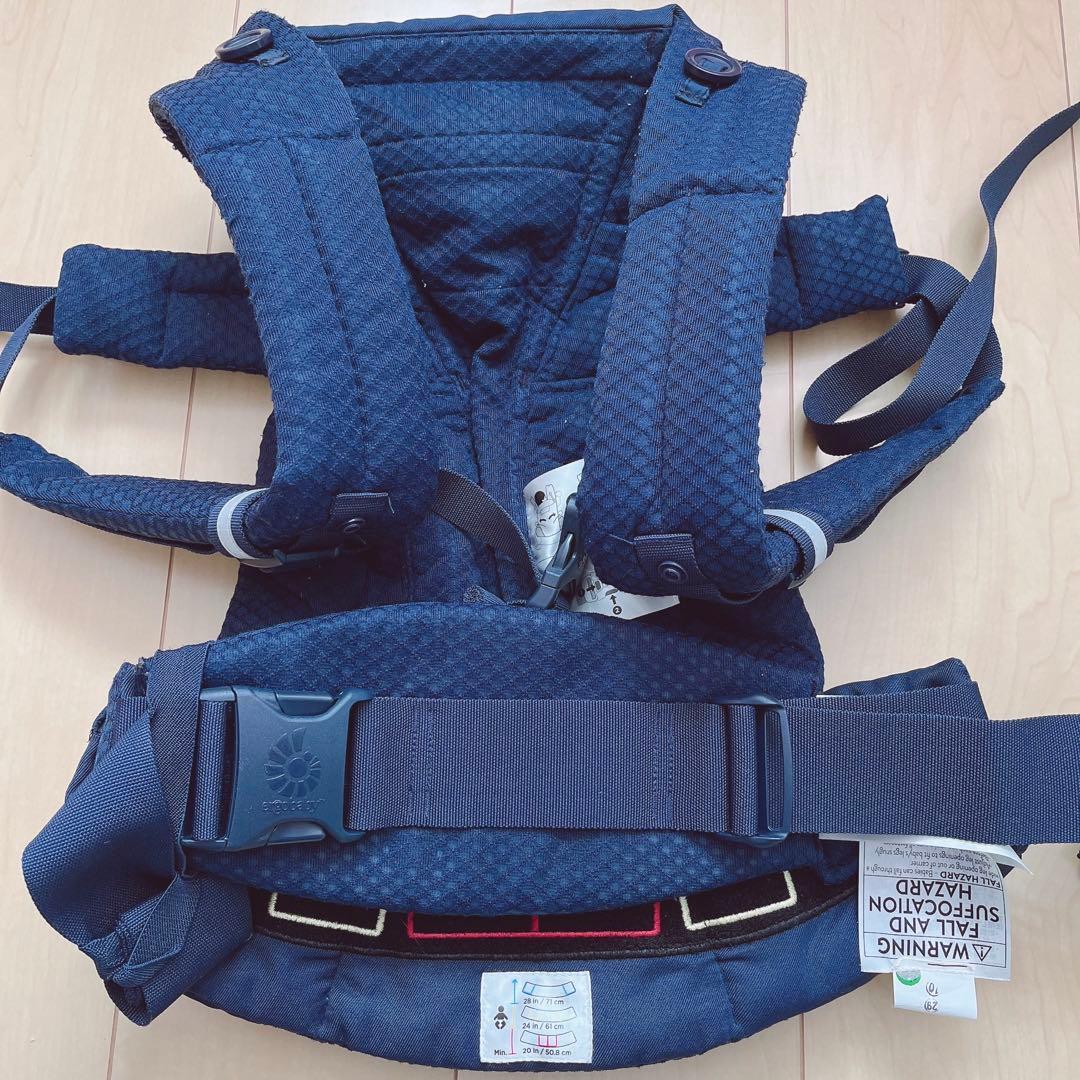 エルゴベビー OMNI Breeze オムニブリーズ ネイビー くま耳ケープ