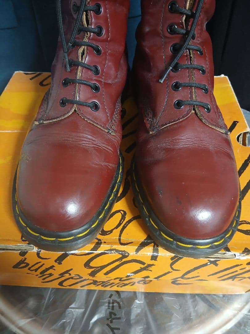 Dr.Martens 茶芯 英国製 70~80s - メルカリ