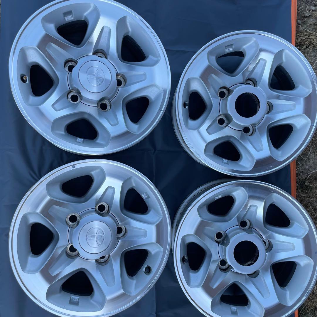 ランドクルーザー70 純正ホイール4本 キャップ付 ランクル70 - メルカリ