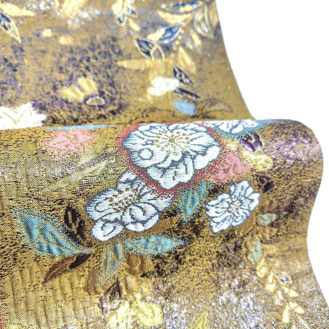 帯5724 ○高級 正絹 夢想辻が花 六通 袋帯